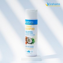 그라함스 내추럴 샴푸 250ml 건조 민감 가려운 두피 99내추럴, 단품