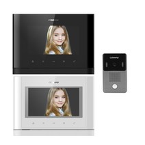 코맥스 비디오폰 CAV-77M 아날로그방식 노출형 인터폰 초인종, CAV-77M블랙+DRC-4Y/자가설치