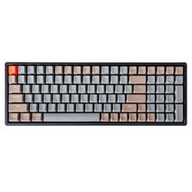 키크론 K4 무선 기계식키보드 RGB 갈축, Black Frame