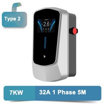 전기차 급속 충전기 EV 충전소 지능형 전기 자동차 가정용 타입 2 벽 상자 7KW 32A, [01] Type 2 7KW32A, [01] Type2