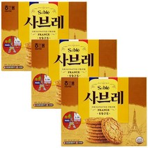 해태제과 해태 사브레 252g x 3개 유럽풍 전통과자 샤브레