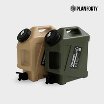 12L 캠핑 물통 워터저그 0.9kg 초경량 물탱크, 블랙