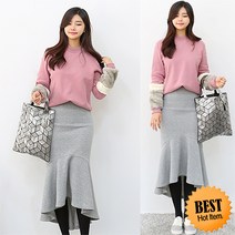 피오뜨8050.케이프 롱 스커트