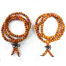 3번감는 원목 108염주 1+1 염주 백팔염주 염주팔찌