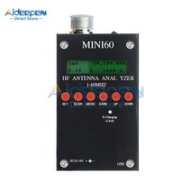mini60 sark100 1-60mhz hf ant swr 안테나 분석기 미터 테스터 with android app pc for ham radio hobbists