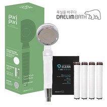 대림바스 퓨리퓨리 샤워기 고급형+정품필터4입, 단품