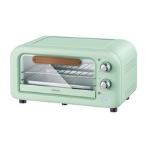 컨벡션오븐 제과제빵오븐 전기오븐 konka 미니 베이킹 12l 녹색 800w 소형 피자 로스터 homeamp 기숙사 1-3 인용 안전 및 절전, 초록