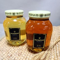 허니랜드 아카시아꿀 잡화꿀 야생화꿀 지리산 산청 양봉 천연 벌꿀, 1개, 아카시아꿀 2.4kg