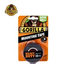 고릴라 블랙 강력 양면 테이프 2.5mm x 1.5M, 1개