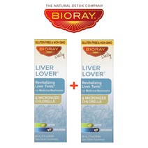 바이오레이 Bioray Liver Lover 리바이탈라이징 리버 토닉 클로렐라 이뮨 무알콜 NDF 60ml 2팩