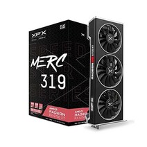 롤 그래픽 카드 XFX Speedster MERC319 Radeon RX 6750XT 블랙