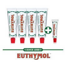 [EUTHYMOL] 유시몰 치약 120gX4개 + 치약 20gX1개, 상세 설명 참조