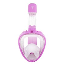 다이비프로 익스트림 풀페이스 스노쿨링 마스크, 라벤다