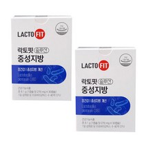 락토핏 솔루션 중성지방, 2박스, 270mg*30캡슐