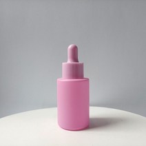 40ml 다채로운 서리로 덥은 dropper 병 유리 아로마 테라피 액체 마사지 오일 피펫 리필 할 수있는 여행 향수, [03] Pink