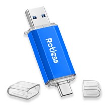 ROTIESS USB3.1 대용량 c타입 USB메모리 2in1 OTG 푸른, 512GB