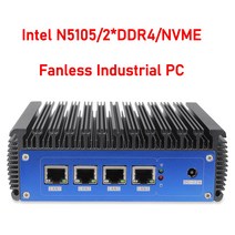 2.5G pfSense 라우터 11th 인텔 셀러론 N5105 4 x i225 Nics NVMe 2 DDR4 팬리스 소프트 OPNsense 방화벽 VPN 서버, [01] Intel N5105, [07] 16GB DDR4 1TB NVMe