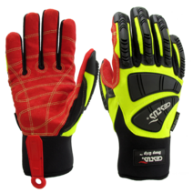 협착저감장갑 딥그립 CTP-02 기름작업 타격보호 거친작업 아라미드봉제, 1개