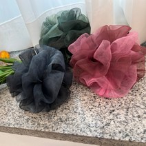Ricco 투톤 쉬폰 핸드메이드 헤어 바나나핀 곱창핀 오간자핀