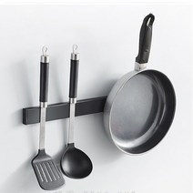 스테인레스 자석칼꽂이 칼걸이 자석 칼블럭, 블랙(중)