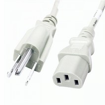 110V돼지코 미국 일본 중국 아답타 2P, 미국3구코드화이트1 2