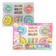 자연과학습 슬라임 카페세트 DIY KIT 랜덤 토핑 클리어슬라임 반짝이가루, 상세페이지 참조, 상세페이지 참조, 상세페이지 참조
