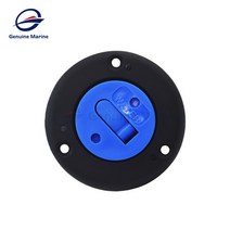 플라스틱 50mm/2 Inch 보트 해양 갑판 필러 소켓 연료 물 탱크 선박 요트 rv에 대 한 채우기 모자를 장식, [03] Black