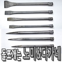 국산 7종 성창 노미 다가네 소중대 돌깨기 콘크리트 정 비석 얼음깨기, 다가네 중