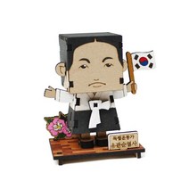 3D나무퍼즐 독립운동 유관순 열사 모형조립 만들기, 색상, 퍼즐/블럭 조각 수