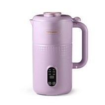 두유 죽 제조기 기계 스마트 다기능 아침 식사 보온 컵 600ml 메이커 가열 220V, [02] 600ml purple, [02] UK