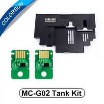 컴퓨터 전자기기 부품 Colorsun MCG02 정비 카트리지 G2160 G3160 G1220 G2260 G3260 G3360 G1420 G2420 G2460 G3420 G3460, [04] MC-G02 waste ink box