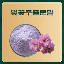 벚꽃추출분말 50g 샘플, 단품, 단품