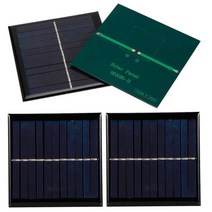 4pcs 1w 5.5v 마이크로 태양 전지 패널 높은 변환율 태양 전지 모듈 95x95mm 다결정 실리콘 미니 태양 전지 모듈