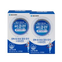 [동아제약] 써큐란 알티지오메가3 60정, 2개