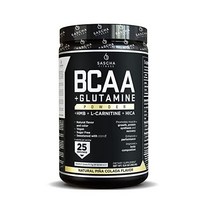 126050 Sascha Fitness BCAA 4:1:1 + 글루타민 HMB L-카르니틴 HICA | 운동 전 인트라 운동 후를 위한 BCAA(분지쇄 아미노산)가 함유된, 피나콜라다