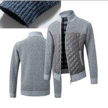 남성 울 방풍코트 캐주얼남성니트자켓 남자기모니트집업가디건