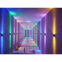 코스토프 노래방 클럽 듀얼샷 벽면 장식등 LED 벽설치 공간 조명, 싱글 화이트 3W