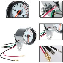 PULABO 품질 이륜차용 범용형 타코미터 13000rpm, 한개옵션0