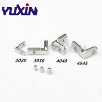 앵글브라켓 T슬롯 L 모양 90 도 3030 알루미늄 프로파일 액세서리 내부 코너 커넥터 브래킷 M6 나사 포함 5, 02 10Pcs