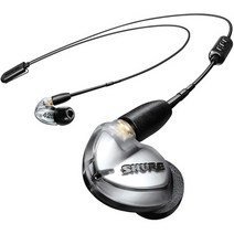 일본직발송 2. SHURE 무선 이어폰 BT2 시리즈 SE425-V+BT2-A 실버 : 마이크 리모콘 첨부【국내 정규품메이, One Size_One Color, One Color, 상세 설명 참조0