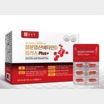 헴철 햄철 철분 엽산 비타민 500mg 60캡슐