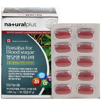 내추럴플러스 혈당앤 바나바 1 450mgX60T 2개