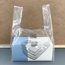 [소행섬] 무지 PE 비닐 쇼핑백 U형 (테이크아웃 매장비닐쇼핑백 상자쇼핑백 답례품 선물포장), 1000ea, U50