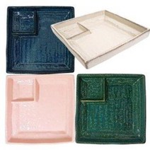 아이토네추럴 정사각 회접시4p (플레이팅 나눔접시 종지접시 앞접시 도자기접시 앞사라 접시세트), 15x15cm