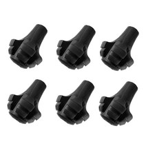 하이킹 스틱 헤드 고무 워킹 폴 커버 유니버설 Alpenstock 팁 야외 액세서리, 세트 2