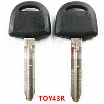 리니어스케일 10PCS/LOT Engraved Line Key Blade For Toyota Camry Reiz Corolla 2 1 LiShi Scale Shearin, 01 TOY43R