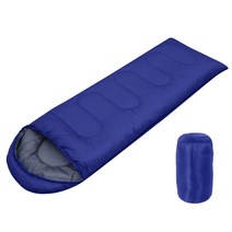 Senro 다용도 봉투 후드형 침낭+수납가방 세트, 2.4kg(190 30)x75cm