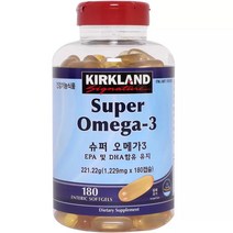 커클랜드시그니춰 슈퍼오메가3, 4개, 216g
