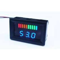 멀티 배터리 잔량표시기(7V-100V), 파랑