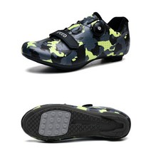 자전거 신제품 레이싱 로드 사이클링 신발 통기성 비 잠금 자전거 스니커즈 남성 전문 야외 운동 스포츠, 13 Camouflage Green_09 10